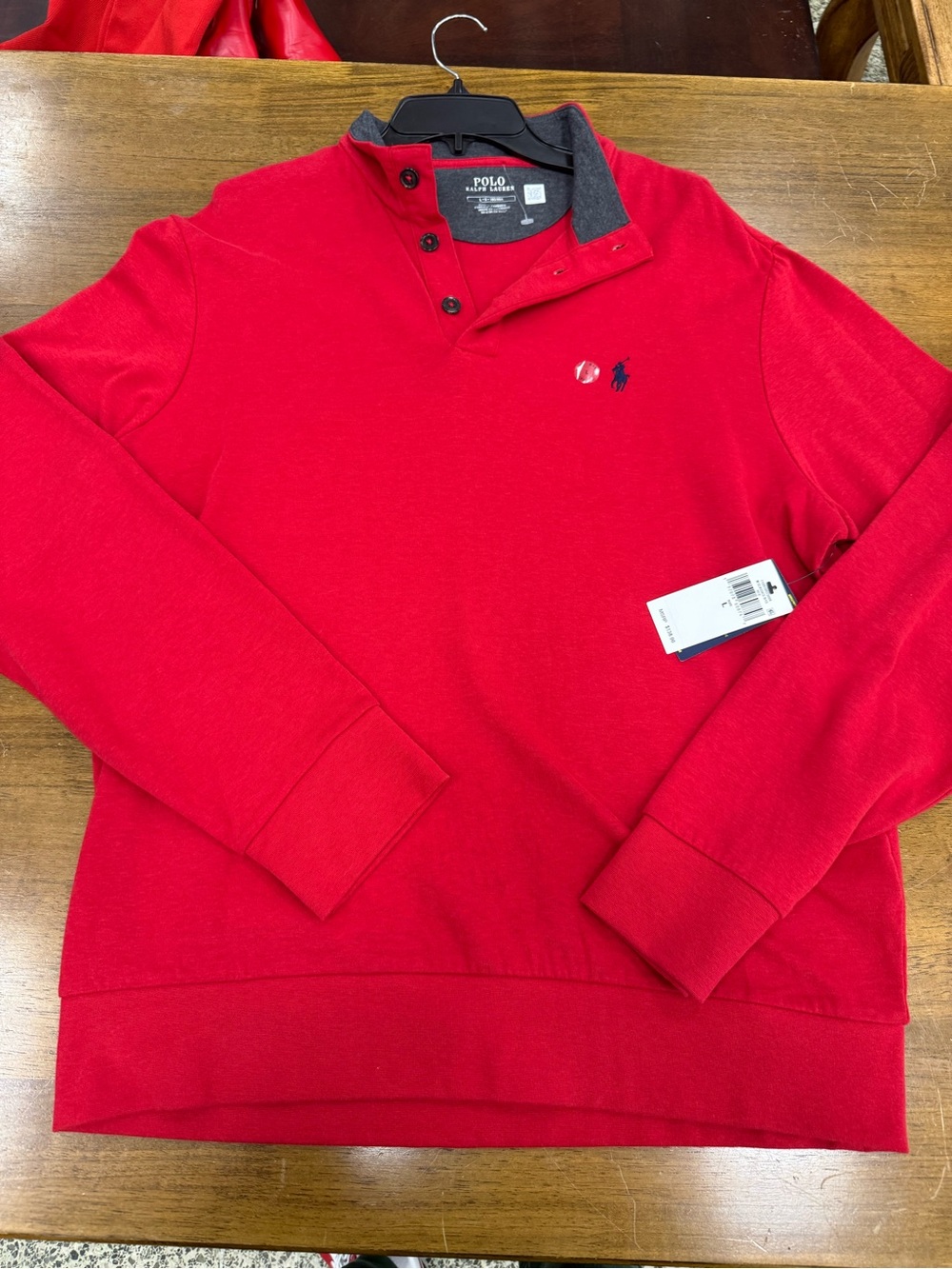 Polo Ralph Lauren red pullover men’s L